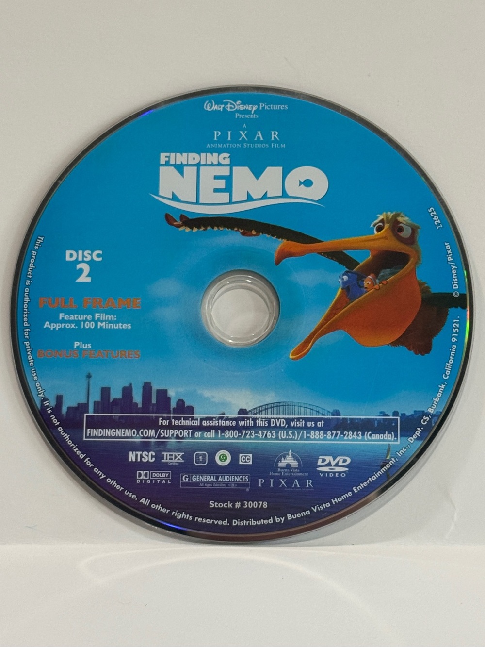 Finding Nemo Pixar DVD